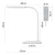 Emos stona lampa LED eddy bela z7599w ( 3304 )