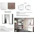 Ceramica Lux Atina 85 wenge ormarić gornji deo