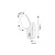 RABALUX Odiel Spoljna zidna lampa sa senzorom, LED, IP44, 12W, 850lm, Crna