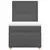 vidaXL Box spring postelja z vzmetnico temno siva 80x200 cm blago