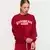 GymBeam Women‘s Varsity Sweatshirt Red