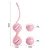 Vaginalne kuglice Pretty Love Kegel Tighten Up I, 16.3cm, Roze