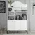 HANAH HOME Lyon 120 White Black komoda