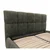 MID.YOU OBLAZINJENA POSTELJA 140 cm x 200 cm , les, tekstil, leseni material siva