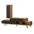 Hanah Home TV komoda Joseph, Braon