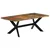 Vidaxl Jedilna miza 200x100x75 cm trden predelan les