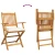 Sklopiva stolica s jastukom 6 pcs Bijelo 49 x 57,5 x 92 cm