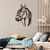 Wallity Zidna dekoracija Horse-2, 38x53 cm, Braon