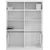 Garderobna omara Lux 150 cm - bela