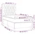 Vidaxl Box spring postelja z vzmetnico temno rjava 90x200 cm blago