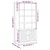 Regal za knjige VIGO 85 x 35 x 170 cm od masivne borovine
