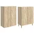 Set ormara 2 pcs Hrast sonoma Konstruirano drvo