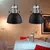 vidaXL Moderne stropne lampe, 2 kom, Crne