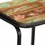 Vidaxl Barski stolčki 4 črni 46x35,5x80 cm trden predelan les