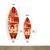 WallXpert dekorativna daska za surf od pleksiglasa Mvsf33M, šarena ilustracija sa simbolima Japana, 32 x 100 cm