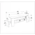 Hanah Home TV Komoda Lenora, 150x45x35 cm, Belo-Antracit