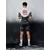 Pissei UAE TEAM EMIRATES XRG - 2025 REPLICA SHORT SLEEVE JERSEY, maja m.kr kol, bela UAEM01R