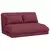 vidaXL Tlorisni stol Vinorodna rdeča 110 x 82 x 55 cm blago