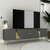 HANAH HOME TV polica Dekop2 Anthracite Gold