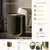 Zelen tabure Glam Style – Mauro Ferretti
