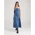 VERO MODA Obleka VMAILEY moder denim