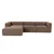 Atelier del Sofa Ugaona garnitura Mora XL 320x69x180cm Braon