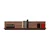 Hanah Home Zidna polica Raf-11-Oo-1, 120x25x20 cm, Braon