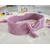 shumee Nosilec za punčke Moses Basket boho z leseno zibelko - sivka