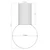 Sollux SL.1708 - Plafonsko svetlo za kupatilo HALO 1xG9/8W/230V IP44 belo