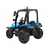 Veliki traktor s prikolicom 4×4 – plavi