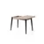 Hanah Home Trpezarijski sto na razvlačenje Dolunay-1285, 100-120 cm, Smeđi