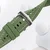 GS Univerzalni silikonski najlonski pašček 22 mm, zelen