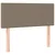 Vidaxl Box spring postelja z vzmetnico LED taupe 100x200 cm blago