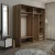 Hanah home Ormar Kale 220x210x52cm Bež