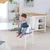 Kids II Hranilica za bebe Booster 11576, Sivo-bela