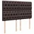 vidaXL vidaXL Box spring postelja z vzmetnico temno rjava 140x200 cm blago, (21306693)
