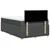 Vidaxl Box spring postelja z vzmetnico temno siva 120x190 cm blago