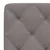 Vidaxl Blazina za vzglavje taupe 80 cm blago