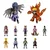 Action Figure Blokees Model Kit - Naruto Shippuden - Galaxy Version 03 - Ninja Spirit