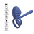 Xocoon Couples Slimline Vibrator Ring Blue
