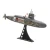 Plastic ModelKit podmornica 05185 - S.S.B. Abraham Lincoln with Interior (1:253)