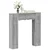 Okvir za kamin Siva Sonoma 102 x 20 x 102 cm Konstruirano drvo