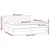 Vidaxl Box spring postelja z vzmetnico LED krem 200x200 cm blago