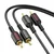 Borofone Kabel BL13 - 2RCA na 2RCA - 1,5m - Crna KP28006