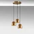 Opviq Luster Mugo-10670, 35x35x110 cm, 3xE27