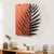 Hoja de Arte -1 - Red, Black RedBlack Decorative Wooden Wall Accessory