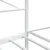 Vidaxl Dnevna postelja brez vzmetnice Bela 107x203 cm Jeklo