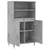 Visoka komoda siva betona 60x36x110 cm od konstruiranog drva