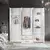 Hanah Home Ormar White, 213x206x52 cm, Beli