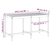Vrtni stol 203,5x90x110 cm od masivne borovine